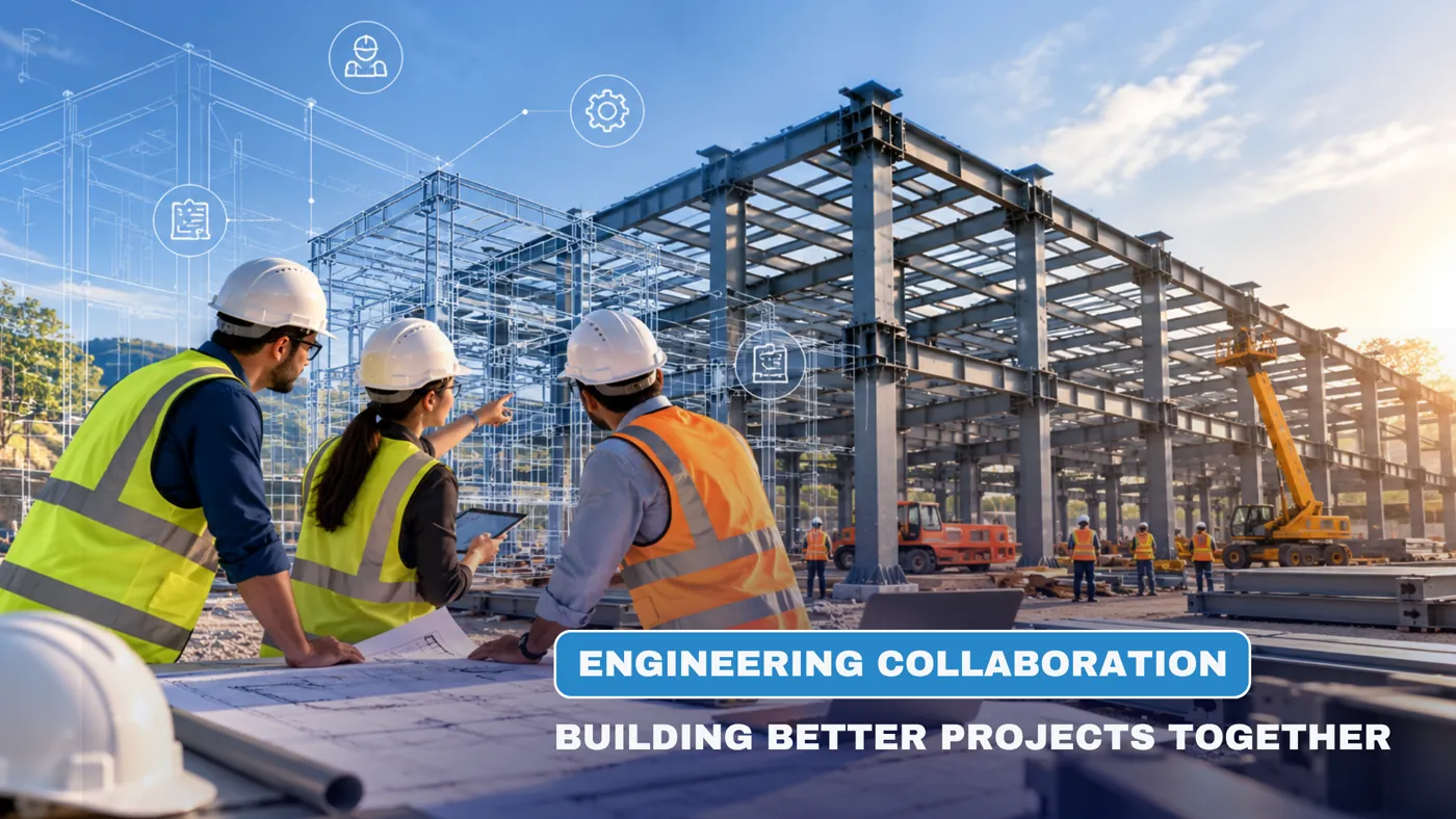 Engineering collaboration improving project outcomes in PEB and structural steel construction